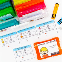 Load image into Gallery viewer, Graphing and Data Kindergarten Math Task Cards - CCSS Aligned
