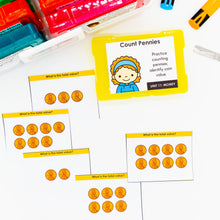 Load image into Gallery viewer, Money Kindergarten Math Task Cards - CCSS Aligned