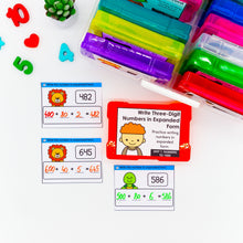 Load image into Gallery viewer, Numbers to 1000 - 2nd Grade Math Task Cards - CCSS Aligned