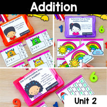 Load image into Gallery viewer, Addition - 1st Grade Math Task Cards, Centers, Games - CCSS Aligned