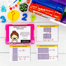 Load image into Gallery viewer, Multiplication - 3rd Grade Math Task Cards - CCSS Aligned