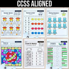 Load image into Gallery viewer, Unit 2: Numbers to 10 - 1st Grade Math Worksheets