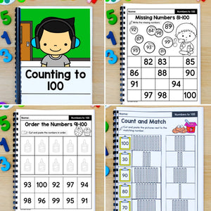 Counting to 100 - Kindergarten Math Worksheets – My Nerdy Teacher