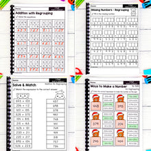 Load image into Gallery viewer, Three-Digit Addition &amp; Subtraction  - 2nd Grade Math Worksheets