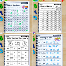 Load image into Gallery viewer, Counting to 100 - Kindergarten Math Worksheets