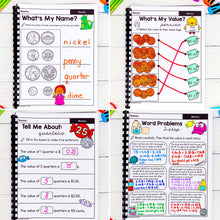 Load image into Gallery viewer, Money - 2nd Grade Math Worksheets
