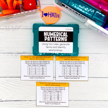 Load image into Gallery viewer, Numerical Patterns &amp; Place Value - 5th Grade Math Task Cards - CCSS Aligned