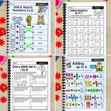 Load image into Gallery viewer, Addition - Kindergarten Math Worksheets