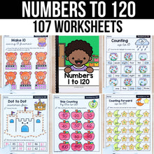 Load image into Gallery viewer, Unit 1: Numbers to 120 - 1st Grade Math Worksheets