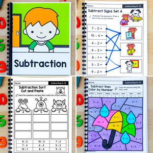 Kindergarten Math Worksheets MEGA BUNDLE