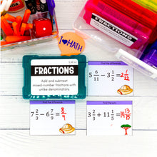 Load image into Gallery viewer, Fractions - 5th Grade Math Task Cards - CCSS Aligned