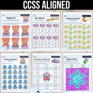 Unit 1: Numbers to 120 - 1st Grade Math Worksheets – My Nerdy Teacher