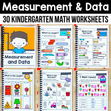 Load image into Gallery viewer, Measurement &amp; Data - Kindergarten Math Worksheets