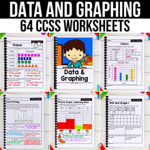 Load image into Gallery viewer, Data and Graphing - 2nd Grade Math Worksheets