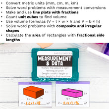 Load image into Gallery viewer, Measurement &amp; Data - 5th Grade Math Task Cards - CCSS Aligned