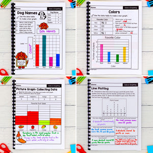 Data and Graphing - 2nd Grade Math Worksheets – My Nerdy Teacher