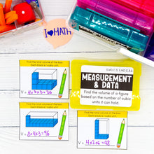 Load image into Gallery viewer, Measurement &amp; Data - 5th Grade Math Task Cards - CCSS Aligned