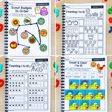 Load image into Gallery viewer, Numbers 1-10 - Kindergarten Math Worksheets