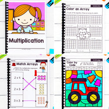 Load image into Gallery viewer, Arrays &amp; Repeated Addition - 2nd Grade Math Worksheets