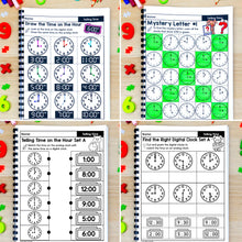 Load image into Gallery viewer, Time - Kindergarten Math Worksheets
