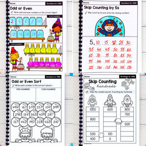 Numbers to 1000 - 2nd Grade Math Worksheets – My Nerdy Teacher