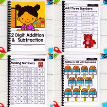 Load image into Gallery viewer, Two-Digit Addition &amp; Subtraction - 2nd Grade Math Worksheets