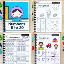 Load image into Gallery viewer, Numbers 11-20 - Kindergarten Math Worksheets