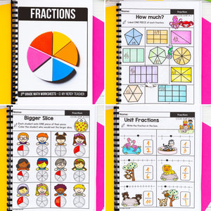 Fractions - 3rd Grade Math Worksheets – My Nerdy Teacher