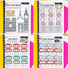 Load image into Gallery viewer, Time - 3rd Grade Math Worksheets