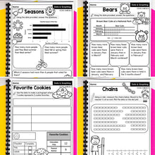 Load image into Gallery viewer, Data &amp; Graphing - 3rd Grade Math Worksheets
