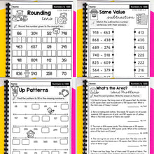 Load image into Gallery viewer, Numbers to 1000 - 3rd Grade Math Worksheets