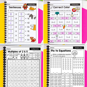 Multiplication - 3rd Grade Math Worksheets – My Nerdy Teacher