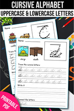 Load image into Gallery viewer, Cursive Handwriting Practice Worksheets