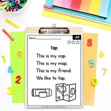 Load image into Gallery viewer, Buy3Get1 FREE B15 - CVC Word Worksheets, Phonics Books, Short Vowels Task Cards