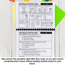 Load image into Gallery viewer, SOR Decodable Comics with Comprehension Questions | SOR Aligned Phonics K-3
