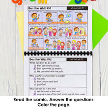 Load image into Gallery viewer, SOR Decodable Comics with Comprehension Questions | SOR Aligned Phonics K-3