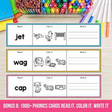 Load image into Gallery viewer, Decodable Readers Passages Bundle + Phonics Reading Intervention Bundle