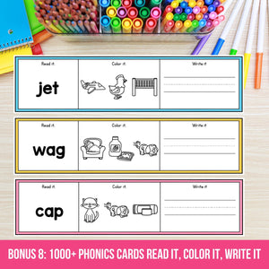 Decodable Readers Passages Bundle + Phonics Reading Intervention Bundle