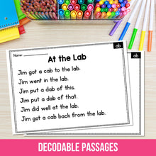 Load image into Gallery viewer, Decodable Readers Passages Bundle + Phonics Reading Intervention Bundle