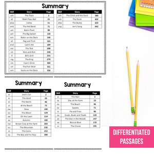 Decodable Readers Passages Bundle + Phonics Reading Intervention Bundle