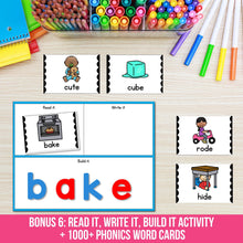 Load image into Gallery viewer, Decodable Readers Passages Bundle + Phonics Reading Intervention Bundle