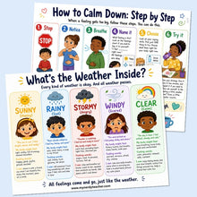 Load image into Gallery viewer, Feelings &amp; Emotions Posters | 30 SEL Posters for Calm Corners, Counseling, and Home