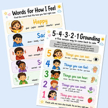 Load image into Gallery viewer, Feelings &amp; Emotions Posters | 30 SEL Posters for Calm Corners, Counseling, and Home
