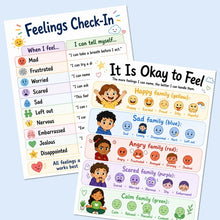 Load image into Gallery viewer, Feelings &amp; Emotions Posters | 30 SEL Posters for Calm Corners, Counseling, and Home