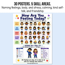 Load image into Gallery viewer, Feelings &amp; Emotions Posters | 30 SEL Posters for Calm Corners, Counseling, and Home