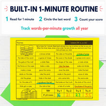 Load image into Gallery viewer, Decodable Reading Fluency Drills | Words, Phrases &amp; Sentences | Phonics Bundle K-3