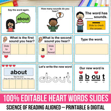 Load image into Gallery viewer, Buy3Get1 FREE B16 - Heart Words, Sight Words Practice, Coloring Sheets, Word Search