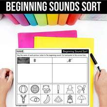 Load image into Gallery viewer, Letter Sound Sort: Build Phonemic Awareness with Cut and Paste Fun