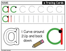 Load image into Gallery viewer, Alphabet Tracing Cards A–Z | Step-by-Step Letter Formation Practice