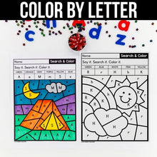 Load image into Gallery viewer, Alphabet Search &amp; Color A–Z | Letter Recognition Mystery Pictures